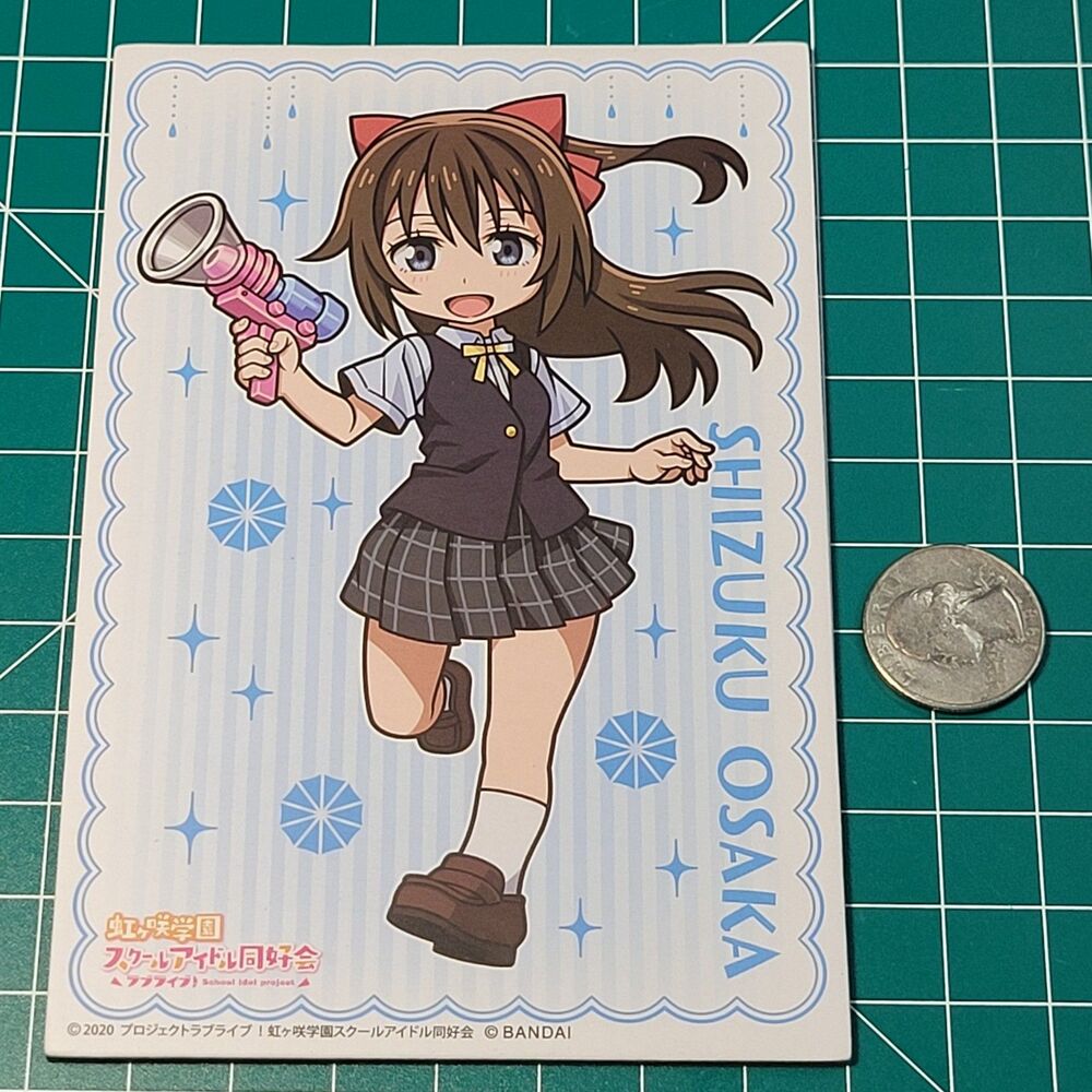 Shizuku Osaka - Bandai Love Live Nijigasaki Aqua Shooters Art Card
